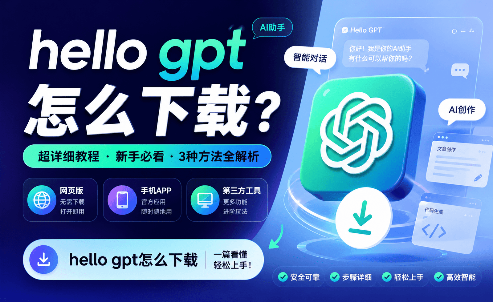hello gpt怎么下载